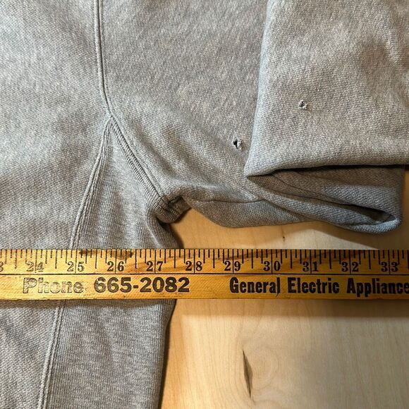 Vintage Y2K Tri State University Sweatshirt 2XL Gray  Indiana Champion Reverse W - Picture 3 of 5